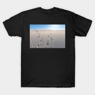 Footsteps in Desert T-Shirt